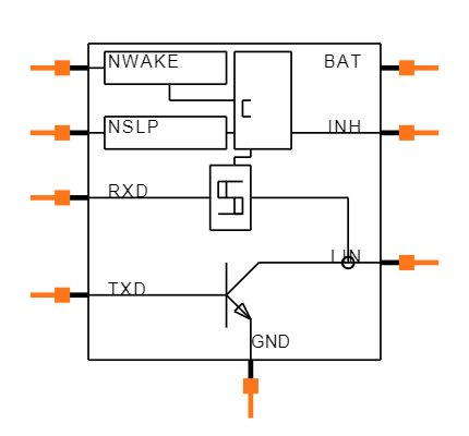 TJA1020 Symbol