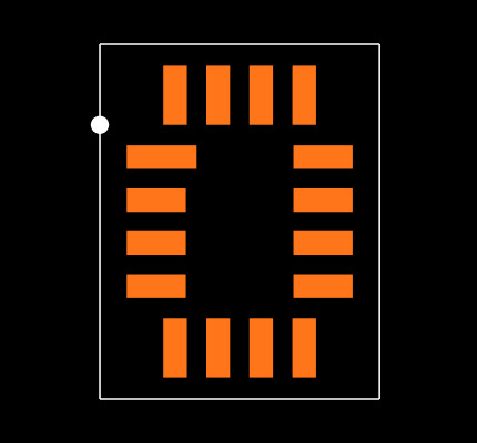 PCAL6408AHKX Footprint
