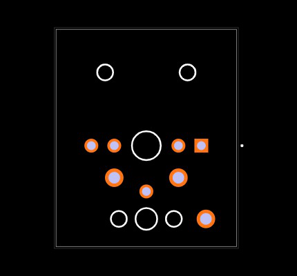 NCJ6FA-V Footprint