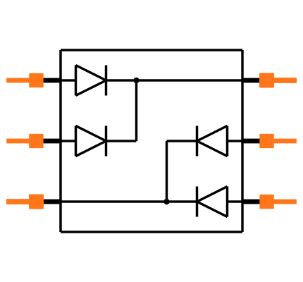 BAV70SRAZ Symbol