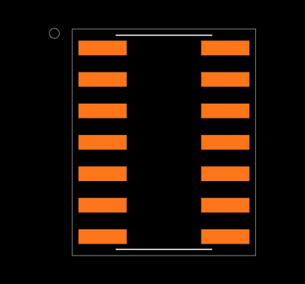 74HC125D,652 Footprint