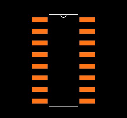 74HCT4053D,112 Footprint