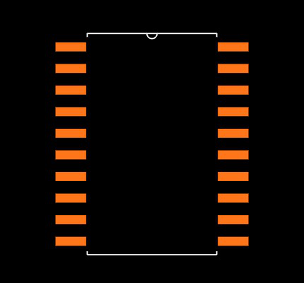 74HCT541D,652 Footprint