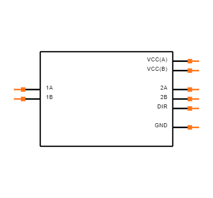 74LVC2T45GT,115 Symbol