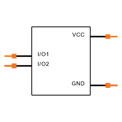 PESD2ETH-AXR Symbol