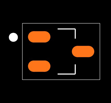 PESD2IVN-UX Footprint