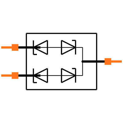 PESD1CAN-UX Symbol
