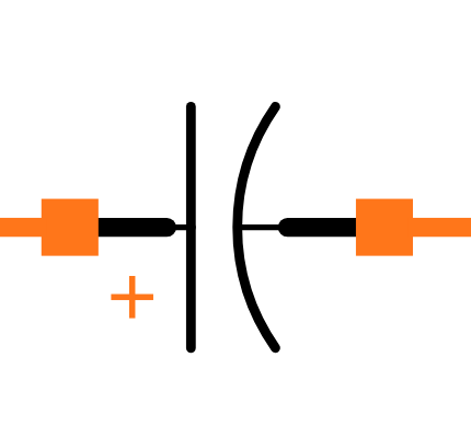 UPM1E681MHD6 Symbol