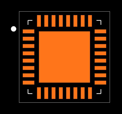 NRF52810-QCAA-R7 Footprint