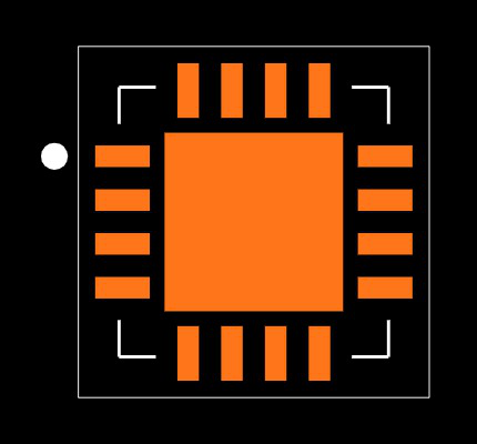 nRF21540-QDAA-R7 Footprint