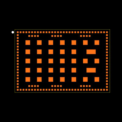 NRF9161-LACA-R7 Footprint