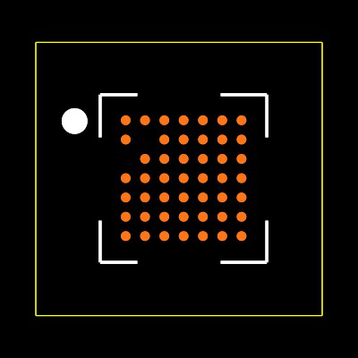 NRF54L15-CAAA-R Footprint