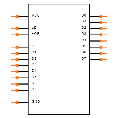 74AC373MTC Symbol