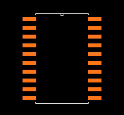74LVT245WM Footprint