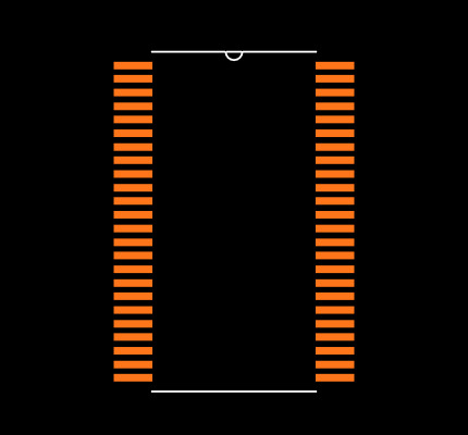 74VCX162244MTDX Footprint