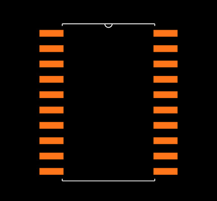 74VHC541MX Footprint