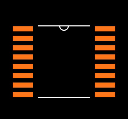 74VHC595MTC Footprint