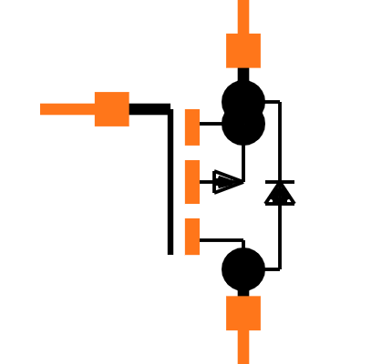 BSS84_D87Z Symbol