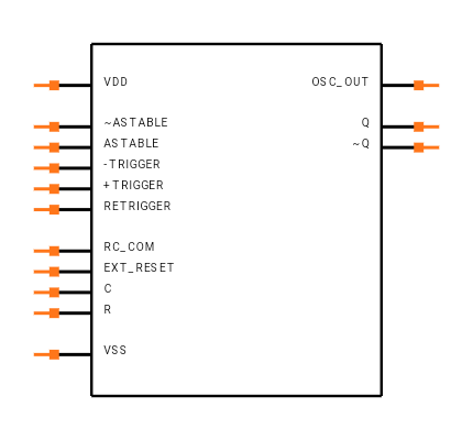 CD4047BCN Symbol