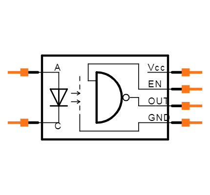 HCPL2601V Symbol