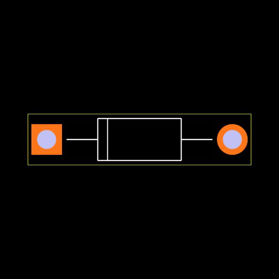 1N4006 Footprint