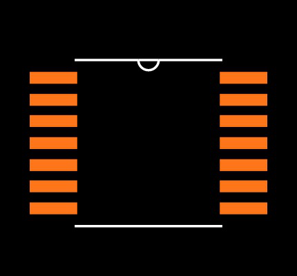 74AC32MTCX Footprint