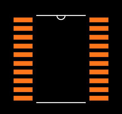 74ACT244MTCX Footprint