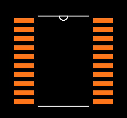 74ACT541MTCX Footprint