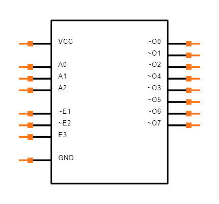 74LCX138MTC Symbol