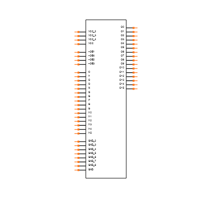 74LCX16244MTD Symbol