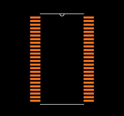 74VCX162244MTD Footprint