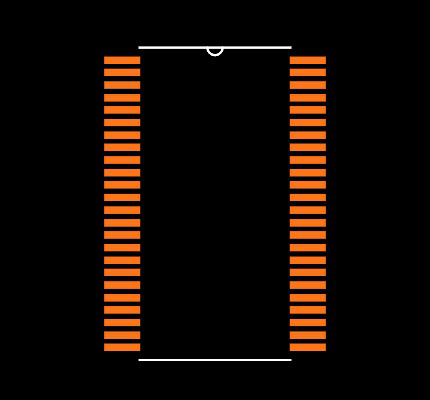 74VCX162244MTDX Footprint
