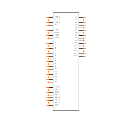 74VCX162244MTDX Symbol