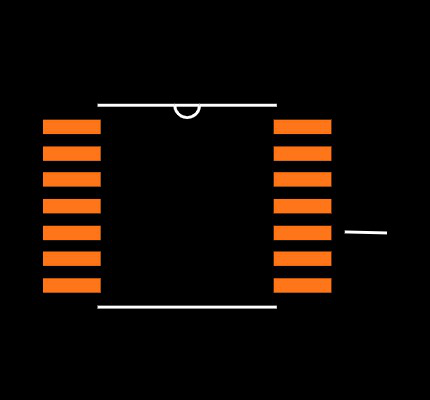 74VHC14MTC Footprint