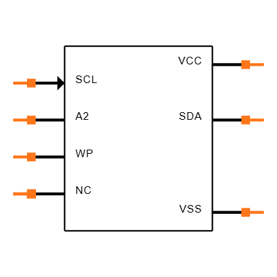 CAT24C08YI−GT3 Symbol