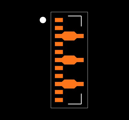 ESD8008MUTAG Footprint