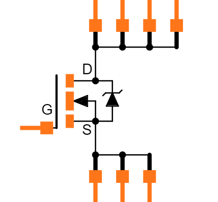 FDMS7558S Symbol