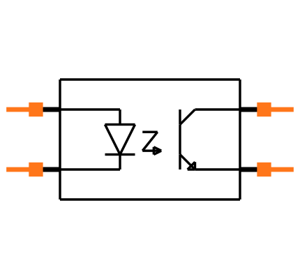 FOD817ASD Symbol