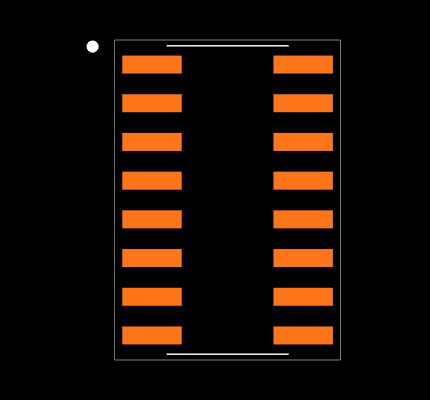 MC100EL57DG Footprint