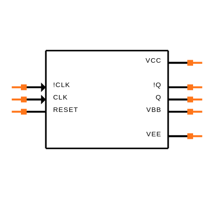 MC100EP33D Symbol