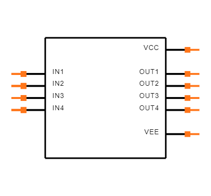 MC33074D Symbol