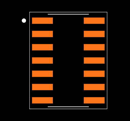 MC74AC11DG Footprint
