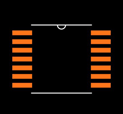 MC74HC04ADTR2G Footprint