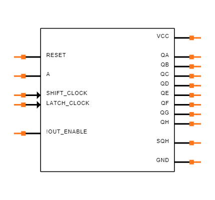 MC74HCT595ADTR2G Symbol