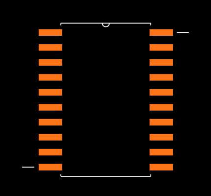 MM74HC573WMX Footprint