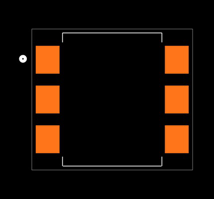 MOC3023SR2M Footprint