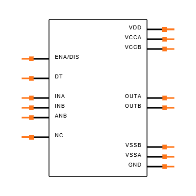 NCP51561DADWR2G Symbol
