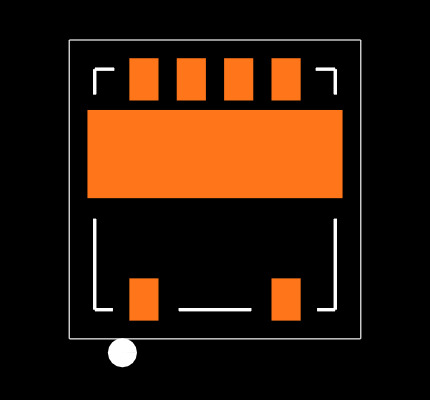 NCP781BMN050TAG Footprint