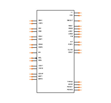 NCP81239MNTXG Symbol