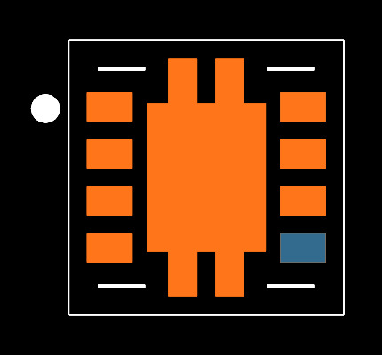 NCV8705MW30TCG Footprint